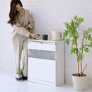 キャビネット 収納棚 カウンター下収納 デッドスペース 有効活用 スリム 白 ホワイト 鏡面 背面化粧あり ラック 北欧 可動棚 間仕切り おしゃれ 北欧 幅 60cm 【納期A】【jpk-fks-0003】