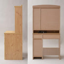 三面鏡 ドレッサー 鏡 スツール付き 椅子 収納 メイク台 化粧台 北欧 カントリー 【納期A】【jpk-fll-0034】