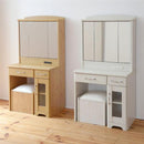 三面鏡 ドレッサー 鏡 スツール付き 椅子 収納 メイク台 化粧台 北欧 カントリー 【納期A】【jpk-fll-0034】