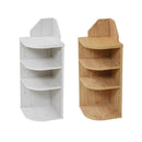 コーナーラック 小さい 棚 オープンラック 収納 カウンター下 隅 角 トイレ収納 【納期A】【jpk-fll-0064】