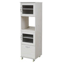 レンジ台 スリム 食器棚 レンジラック 幅45 キッチン収納 隙間収納 棚 収納棚 スライド キッチンラック 一人暮らし ワンルーム 新生活 【納期A】【jpk-fll-0066】