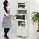 レンジ台 スリム 食器棚 レンジラック 幅45 キッチン収納 隙間収納 棚 収納棚 スライド キッチンラック 一人暮らし ワンルーム 新生活 【納期A】【jpk-fll-0066】