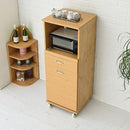 食器棚 コンパクト レンジ台 レンジラック ストッカー ごみ箱 ダストボックス ペール付 キッチンラック すき間収納 一人暮らし ワンルーム 新生活 【納期A】【jpk-fll-0069】