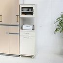 食器棚 コンパクト レンジ台 レンジラック ダストボックス ストッカー 幅45 ゴミ箱 分別 キッチン 収納 すき間 収納棚 一人暮らし ワンルーム 新生活 【納期A】【jpk-fll-0070】