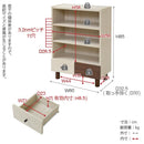 棚 チェスト オープンラック 収納 引き出し おしゃれ カントリー 北欧 白木目 かわいい レトロ 小さい リビング収納 収納棚 【納期A】【jpk-fmb-0002】