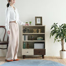 棚 チェスト オープンラック 収納 引き出し おしゃれ カントリー 北欧 白木目 かわいい レトロ 小さい リビング収納 収納棚 【納期A】【jpk-fmb-0002】