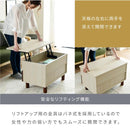 リフティングテーブル サイドテーブル ソファサイド ベッドサイド センターテーブル リビング ローテーブル 引き出し ミニテーブル 収納スペース 木目 カフェ風 【納期A】【jpk-fmb-0006】