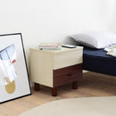 リフティングテーブル サイドテーブル ソファサイド ベッドサイド リビング 寝室 ローテーブル 引き出し ミニテーブル 収納 木目 カフェ風 かわいい ツートーン 【納期A】【jpk-fmb-0007】