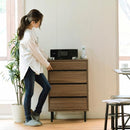 チェスト 棚 引き出し 4段 収納 たんす タンス 収納棚 おしゃれ 北欧 木目 柄 シンプル リビング ダイニング 電話台 プリンター台 置き場 物置き A4 B5 対応 【納期A】【jpk-fmc-0001】