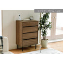 チェスト 棚 引き出し 4段 収納 たんす タンス 収納棚 おしゃれ 北欧 木目 柄 シンプル リビング ダイニング 電話台 プリンター台 置き場 物置き A4 B5 対応 【納期A】【jpk-fmc-0001】