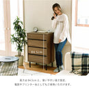 チェスト 棚 引き出し 4段 収納 たんす タンス 収納棚 おしゃれ 北欧 木目 柄 シンプル リビング ダイニング 電話台 プリンター台 置き場 物置き A4 B5 対応 【納期A】【jpk-fmc-0001】