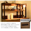 サイドボード チェスト 棚 収納 オープンラック 引き出し 4段 扉 ドア 戸付き タンス おしゃれ 北欧 木目 2口 コンセント 挿し口 シンプル リビング ダイニング 【納期A】【jpk-fmc-0005】