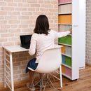 本棚 キャスター付き 薄型 スリム 大容量 移動できる 収納棚 オープンラック 取っ手付き すき間収納 隙間 活用 1cmピッチ 可動棚 サイズ 微調整 おしゃれ 北欧 【納期A】【jpk-frm-0004】