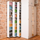 本棚 キャスター付き 薄型 スリム 大容量 移動できる 収納棚 オープンラック 取っ手付き すき間収納 隙間 活用 1cmピッチ 可動棚 サイズ 微調整 おしゃれ 北欧 【納期A】【jpk-frm-0004】