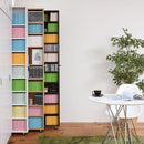 本棚 キャスター付き 薄型 スリム 大容量 移動できる 収納棚 オープンラック 取っ手付き すき間収納 隙間 活用 1cmピッチ 可動棚 サイズ 微調整 おしゃれ 北欧 【納期A】【jpk-frm-0004】