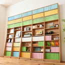 本棚 薄型 スリム 大容量 壁面収納 棚 文庫本 CD DVD コミック 書棚 幅90cm おしゃれ 北欧 ナチュラル デザイン カフェ風 インテリア 収納家具 ブックラック 【納期A】【jpk-frm-0009】