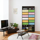 本棚 薄型 スリム 大容量 壁面収納 棚 文庫本 CD DVD コミック 書棚 幅90cm おしゃれ 北欧 ナチュラル デザイン カフェ風 インテリア 収納家具 ブックラック 【納期A】【jpk-frm-0009】