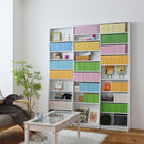 本棚 大容量 壁面収納 ブックラック スリム 薄型 文庫本 壁付け 幅150cm ワイド 大きいサイズ オープンラック 可動棚 1cmピッチ サイズ調整可能 北欧 おしゃれ 【納期A】【jpk-frm-0011】