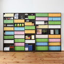 本棚 大容量 壁面収納 ブックラック スリム 薄型 文庫本 壁付け 幅150cm ワイド 大きいサイズ オープンラック 可動棚 1cmピッチ サイズ調整可能 北欧 おしゃれ 【納期A】【jpk-frm-0011】