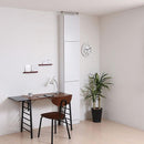 本棚 スリム 上置きセット 細い 薄型 ワイド 大容量 上置き 収納棚 薄い 扉付き ドア 目隠し おしゃれ 北欧 つっぱり 天井 突っ張り 安心 耐震 防災 幅 約40cm 【納期A】【jpk-frm-0100doorset】