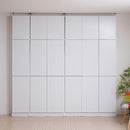 本棚 スリム 上置きセット 細い 薄型 ワイド 大容量 上置き 収納棚 薄い 扉付き ドア 目隠し おしゃれ 北欧 つっぱり 天井 突っ張り 安心 耐震 防災 幅 約40cm 【納期A】【jpk-frm-0100doorset】