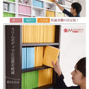 本棚 上置きセット 薄型 ブックラック オープンラック ディスプレイ コレクション 収納棚 文庫本 スリム 棚板 1cmピッチ 調節 巾木避け 幅 約80cm シンプル 【納期A】【jpk-frm-0101set】