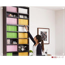 本棚 上置きセット 薄型 ブックラック オープンラック ディスプレイ コレクション 収納棚 文庫本 スリム 棚板 1cmピッチ 調節 巾木避け 幅 約80cm シンプル 【納期A】【jpk-frm-0101set】