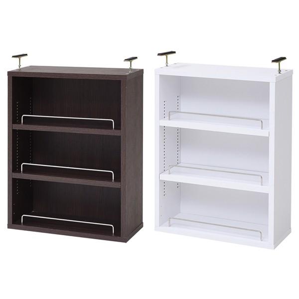 上置き 本棚 薄型 オープン 天井 突っ張り 幅約40cm 上置き収納 上置き棚 おしゃれ シンプル 北欧 防災 地震対策 つっぱり ツッパリ 支え 天井 （本棚本体別売） 【納期A】【jpk-frm-0103】