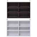 上置き 単品 ワイド 薄型 天井 つっぱり 幅約80cm 上置き収納 棚 本棚 おしゃれ 北欧 シンプル 天井 突っ張り 地震対策 防災 白 ホワイト （本棚本体別売り） 【納期A】【jpk-frm-0104】