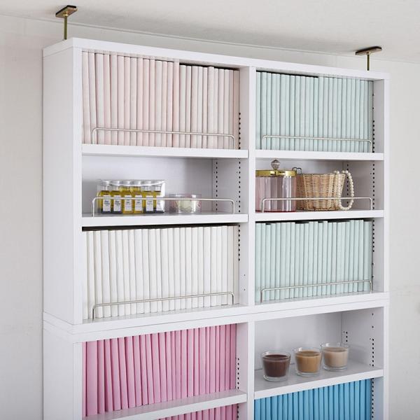 上置き 単品 ワイド 薄型 天井 つっぱり 幅約80cm 上置き収納 棚 本棚 おしゃれ 北欧 シンプル 天井 突っ張り 地震対策 防災 白 ホワイト （本棚本体別売り） 【納期A】【jpk-frm-0104】