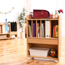 ランドセルラック 本棚 収納棚 ランドセル収納 リビング 学習 子供用 子ども部屋 ワイド ホワイト 白 おしゃれ キャスターつき 北欧 引き出し オープンラック 【納期A】【jpk-frm-0124】