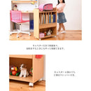 ランドセルラック 本棚 収納棚 ランドセル収納 リビング 学習 子供用 子ども部屋 ワイド ホワイト 白 おしゃれ キャスターつき 北欧 引き出し オープンラック 【納期A】【jpk-frm-0124】