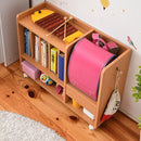 ランドセルラック ランドセル収納棚 キャスター付き ロータイプ おしゃれ 北欧 子供 子ども部屋 キッズ 引き出し オープンラック 本棚 リビング学習 長く使える 【納期A】【jpk-frm-0125】