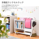 ランドセルラック ランドセル収納棚 キャスター付き ロータイプ おしゃれ 北欧 子供 子ども部屋 キッズ 引き出し オープンラック 本棚 リビング学習 長く使える 【納期A】【jpk-frm-0125】