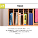 ランドセルラック ランドセル収納棚 キャスター付き ロータイプ おしゃれ 北欧 子供 子ども部屋 キッズ 引き出し オープンラック 本棚 リビング学習 長く使える 【納期A】【jpk-frm-0125】