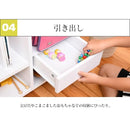 ランドセルラック ランドセル収納棚 キャスター付き ロータイプ おしゃれ 北欧 子供 子ども部屋 キッズ 引き出し オープンラック 本棚 リビング学習 長く使える 【納期A】【jpk-frm-0125】