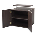 上置き 扉つき 収納 突っ張り 天井 固定 棚 つっぱり 収納棚 おしゃれ スリム 薄型 北欧 ドア付き 取っ手 本棚 2段 耐震 地震対策 防災 白 ホワイト ブラウン 【納期A】【jpk-frm-3004】