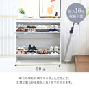 シューズラック 靴箱 玄関収納 下駄箱 ロッカー 薄型 大容量 スリム おしゃれ スタイリッシュ 北欧 鏡面 ミラー フラップ扉 省スペース 使いやすい ワイド 幅広 【納期A】【jpk-fsb-0003】