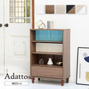 カウンター下収納 オープンラック 引き出し 3段 4段 キャビネット チェスト リビング ダイニング キッチン 収納棚 おしゃれ 北欧 シンプル 木目 脚付き 白 黒 【納期A】【jpk-fsi-0001】