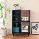 カウンター下収納 オープンラック スライド扉 マガジンラック キャビネット チェスト リビング ダイニング キッチン 収納棚 おしゃれ 北欧 シンプル 脚付き 【納期A】【jpk-fsi-0006】