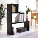 ネストテーブル ラック コの字 コ型 形 組み合わせ ユニット 収納棚 オープンラック ディスプレイ 机 デスク 木目 ブラウン 白 ホワイト シンプル 北欧 リビング 【納期A】【jpk-fta-0001】