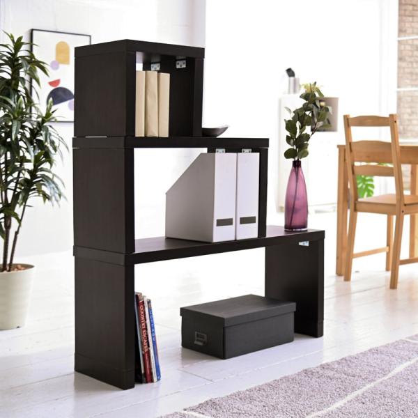 ネストテーブル ラック コの字 コ型 形 組み合わせ ユニット 収納棚 オープンラック ディスプレイ 机 デスク 木目 ブラウン 白 ホワイト シンプル 北欧 リビング 【納期A】【jpk-fta-0001】