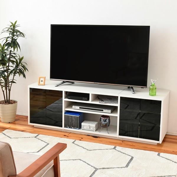テレビボード TV台 おしゃれ 北欧 引き出し ガラス扉 フラップ扉 【納期A】【jpk-ftv-highset】