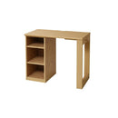勉強机 棚付き 収納 パソコンデスク コンパクト 小型 シンプル オープンラック 棚 サイド 一体型 白 ホワイト ナチュラル 北欧 おしゃれ 子供 子ども 一人暮らし 【納期A】【jpk-fwd-0001】