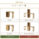 パソコンデスク 勉強机 2個セット シンプル 棚付き PCテーブル 北欧 ナチュラル 学習机 ツイン 子供用 子ども 収納棚 組み合わせ オープンラック コンパクト 【納期A】【jpk-fwd-0001set】