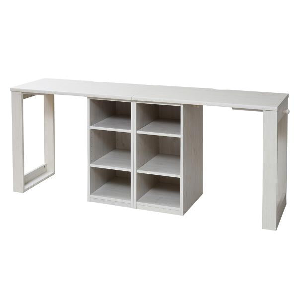 パソコンデスク 勉強机 2個セット シンプル 棚付き PCテーブル 北欧 ナチュラル 学習机 ツイン 子供用 子ども 収納棚 組み合わせ オープンラック コンパクト 【納期A】【jpk-fwd-0001set】