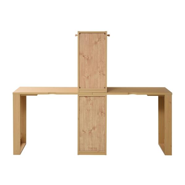 デスクセット 机 ラック付き チェスト 棚 収納 シンプル 北欧 引き出し オープンラック 本棚 勉強机 学習机 パソコンデスク 子供 子ども部屋 白 ホワイト 木目 【納期A】【jpk-fwd-0002set】