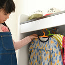 子供用ラック キッズラック 子ども 子供 クローゼット ラック ハンガーラック 可動棚 たんす 収納棚 【納期A】【jpk-fwd-0009】