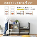 パソコンデスク おしゃれ スリム 60cm幅 省スペース PCデスク ハイタイプ ロータイプ 机 高さ調整 収納 子供 大人 棚 【納期A】【jpk-fwd-0208】