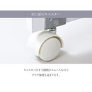 勉強机 シンプル 大学生 中学生 キャスター付き 折りたたみ 大人 デスク おしゃれ 収納 棚 机 北欧 白 ホワイト 書斎 パソコン 【納期A】【jpk-fwd-0278】